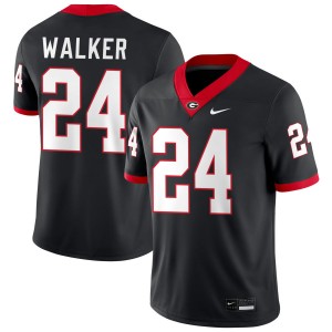 Men Bo Walker Black Georgia Bulldogs #24 College Football 2025-26 Jersey 904772-632