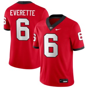 Men Daylen Everette Red Georgia Bulldogs #6 College Football Player Jerseys 119399-583