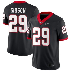 Men Isaiah Gibson Black Georgia Bulldogs #29 College Football 2025 Jerseys 377458-960