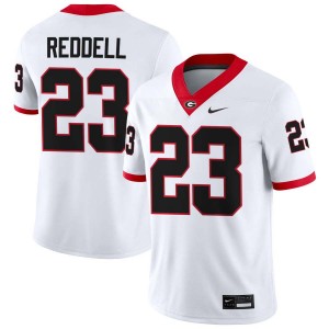 Men Jaden Reddell White Georgia Bulldogs #23 College Football High School Jersey 707796-389