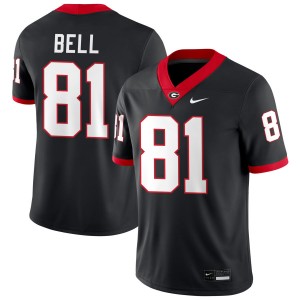 Men Jeremy Bell Black Georgia Bulldogs #81 College Football 2025-26 Jerseys 366312-840