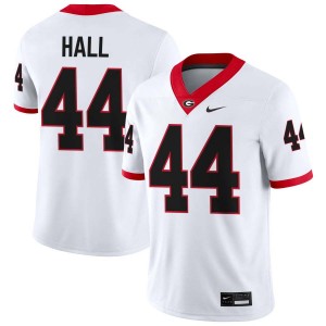 Men Jordan Hall White Georgia Bulldogs #44 College Football Player Jersey 831473-758