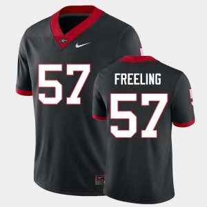 Men Monroe Freeling Black Georgia Bulldogs #57 College Football Player Jersey 263973-632