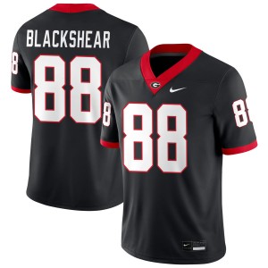 Men Thomas Blackshear Black Georgia Bulldogs #88 College Football University Jerseys 209275-289