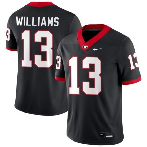 Men Tyler J. Williams Black Georgia Bulldogs #13 College Football NCAA Jersey 193916-223