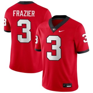Men Nate Frazier Red Georgia Bulldogs #3 College Football 2025-26 Jersey 298588-921