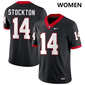 Men Gunner Stockton Black Georgia Bulldogs #14 College Football Alumni Jersey 828839-422