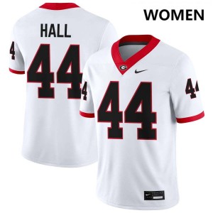 Women Jordan Hall White Georgia Bulldogs #44 College Football 2025 Jerseys 490949-256