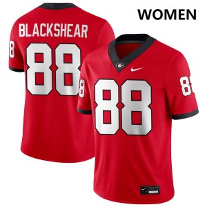 Women Thomas Blackshear Red Georgia Bulldogs #88 College Football University Jerseys 512759-276