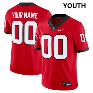 Youth Custom Red Georgia Bulldogs #00 College Football Alumni Jerseys 595948-110