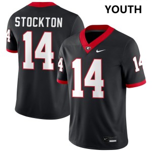 Men Gunner Stockton Black Georgia Bulldogs #14 College Football Official Jerseys 661504-998