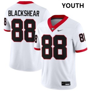 Youth Thomas Blackshear White Georgia Bulldogs #88 College Football 2025 Jerseys 860111-194